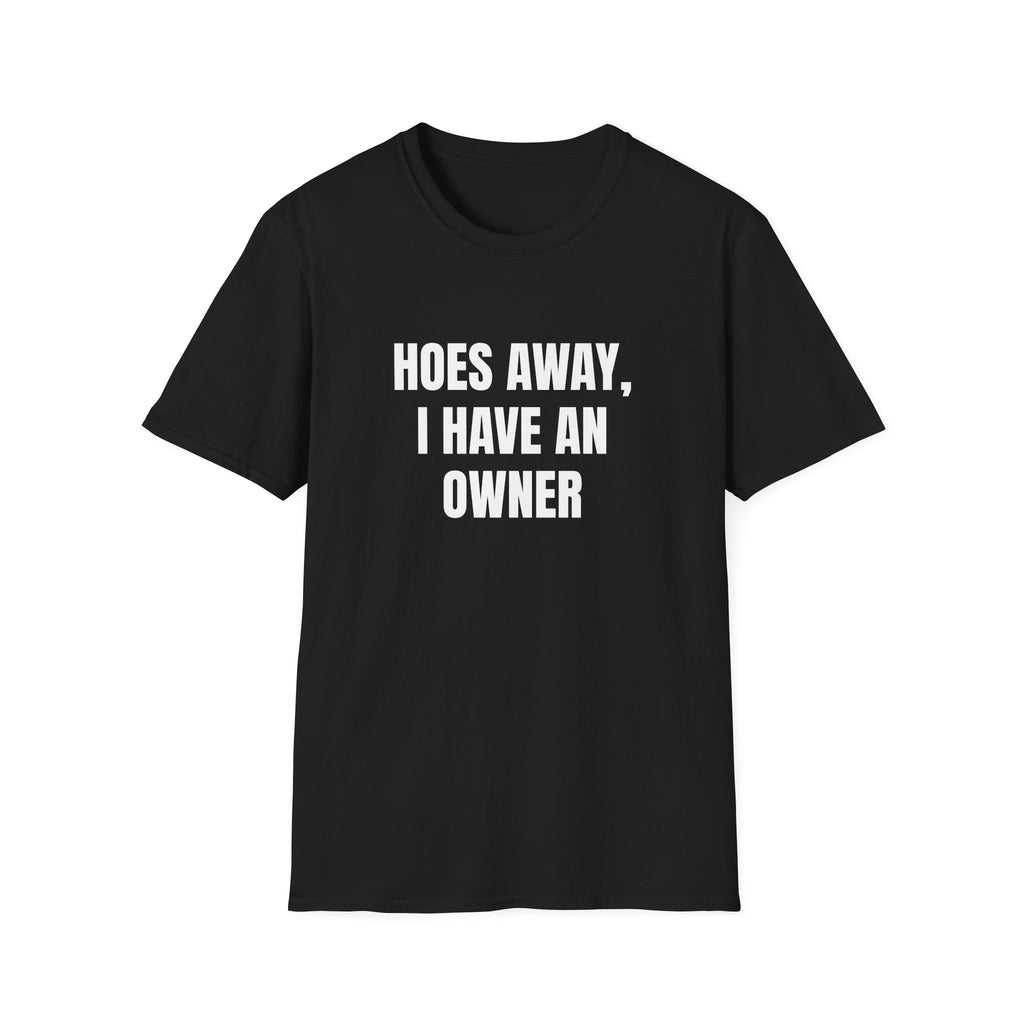 HOES GO AWAY I HAVE AN OWNER T-SHIRT