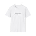 WHEN IN DOUBT ALWAYS BLAME A MAN T-SHIRT